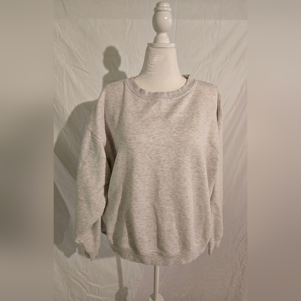 Cozy Gray Basic LSweatshirt